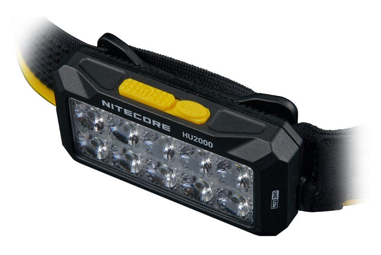 Nitecore HU2000 lommelygte Sort, Gul Hovedbnd lommelygte LED #4
