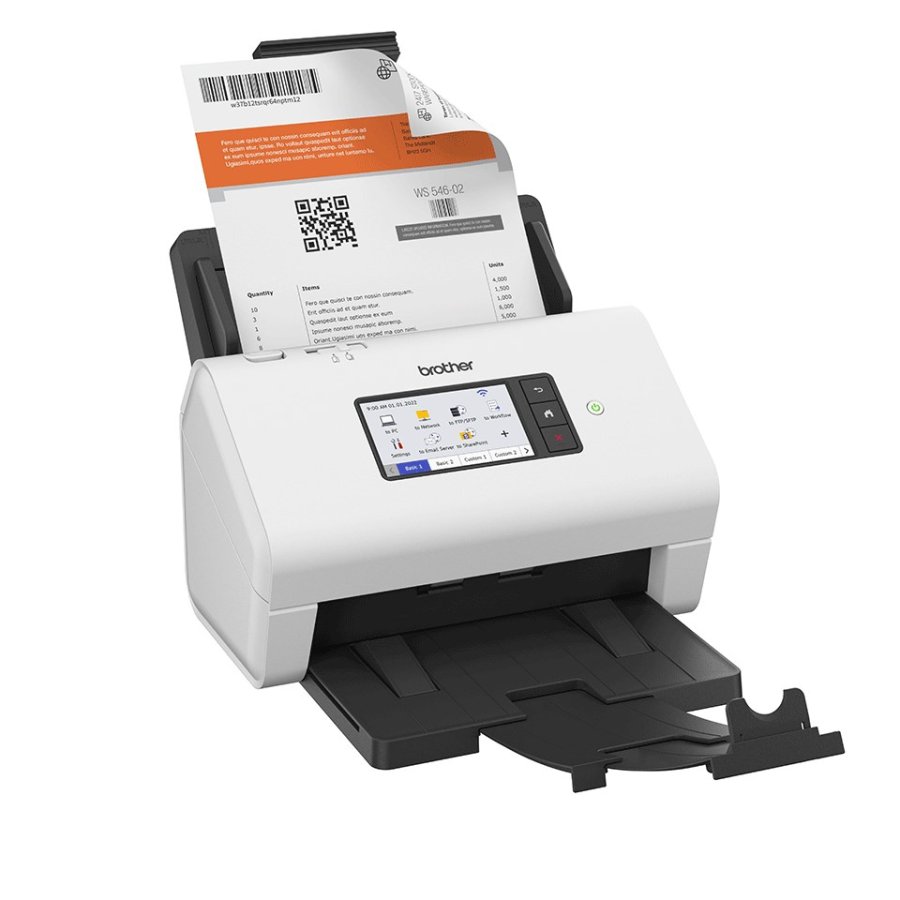 Brother ADS-4900W scanner ADF + Ark-fodret scanner 600 x 600 dpi A4 Sort, Hvid #4