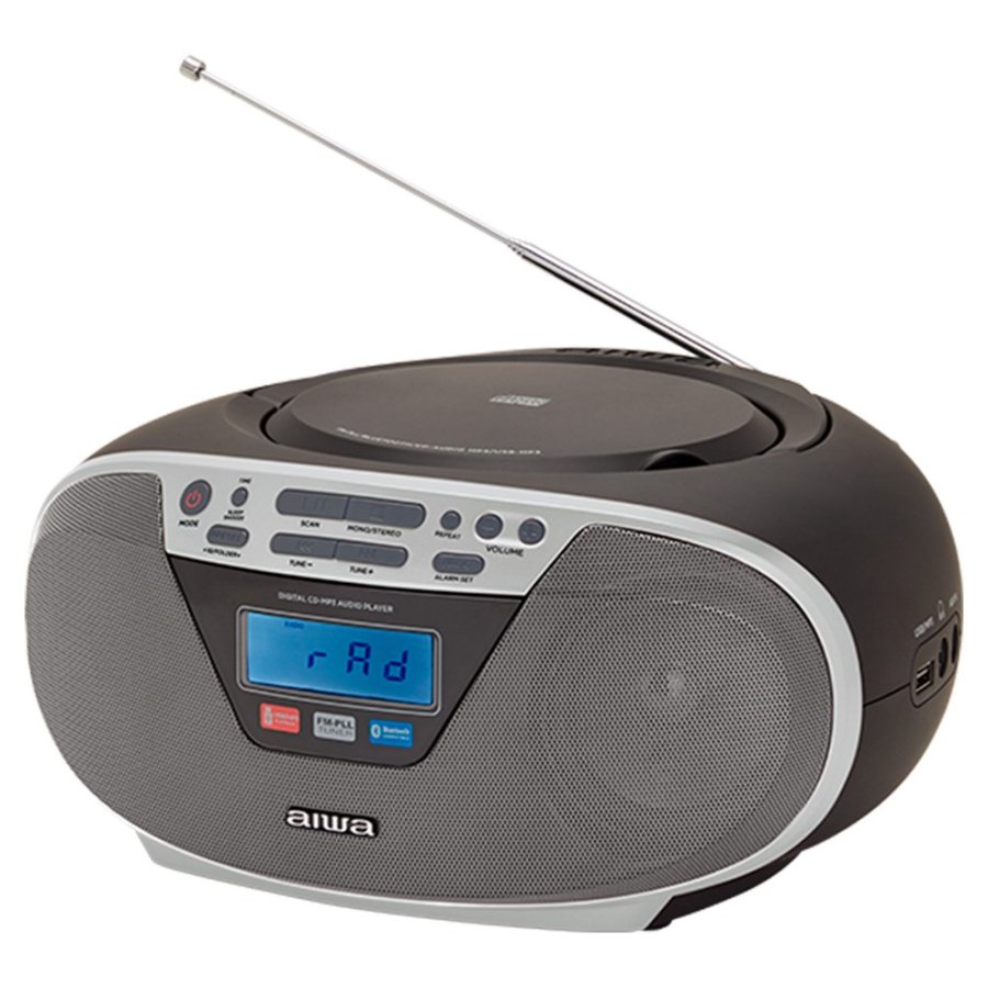 Aiwa BBTU-400SL b�rbar stereosystem Analog & digital 6 W FM S�lv MP3-afspilning #8