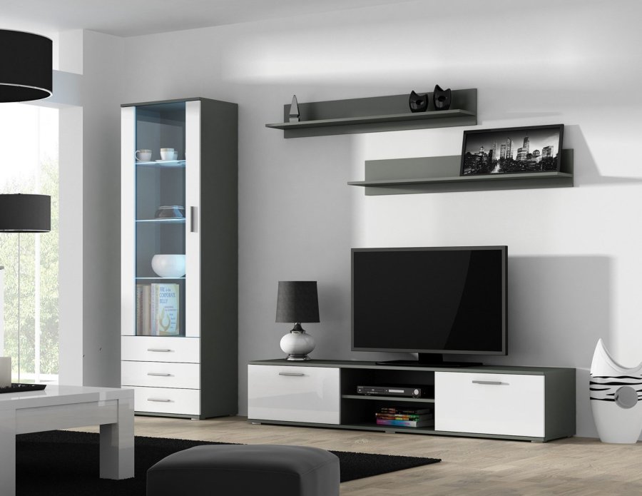 Cama SOHORTV180SZ/BI TV stativ & underholdningscenter 1 hylder #9