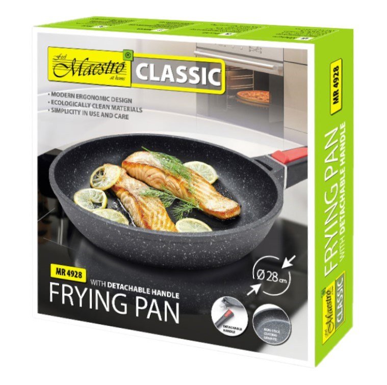Feel-Maestro MR-4928 stegepande Wok/Stirfry pande Rund #7