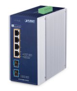 PLANET IGS-1000-4UP2X netv�rksswitch 2.5G Ethernet (100/1000/2500) Str�m over Ethernet (PoE) Aluminium, Bl� #1