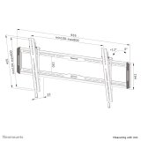 Neomounts WL35-550BL18 tv-beslag 2,18 m (86