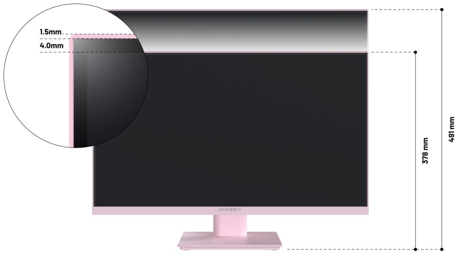 JAPANNEXT JN-I238FHD120F-HSP-PK computersk�rm 60,5 cm (23.8