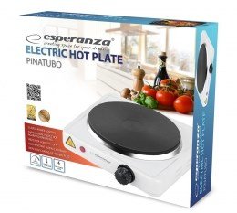 Esperanza EKH002W kogeplade Sort, Hvid Bordplade Forseglet plade 1 zone(s) #2