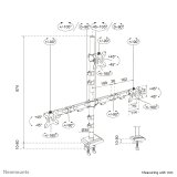 Neomounts DS60-600BL2-1 sk�rmbeslag og -stativer 81,3 cm (32