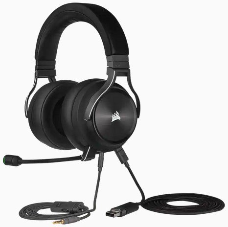 Corsair VIRTUOSO RGB Wireless XT Headset Kabel & trdls Bluetooth Sort #9
