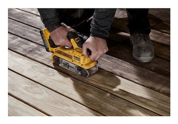 Bnd slibemaskine DEWALT DCW220NT transportabel slibemaskine 18V Gul, Sort #15