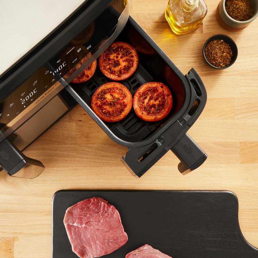 Tefal Dual Easy Fry & Grill EY905D Dobbelt 8,3 L Enkeltstende 2700 W Varmluftsteger Rustfrit stl #10