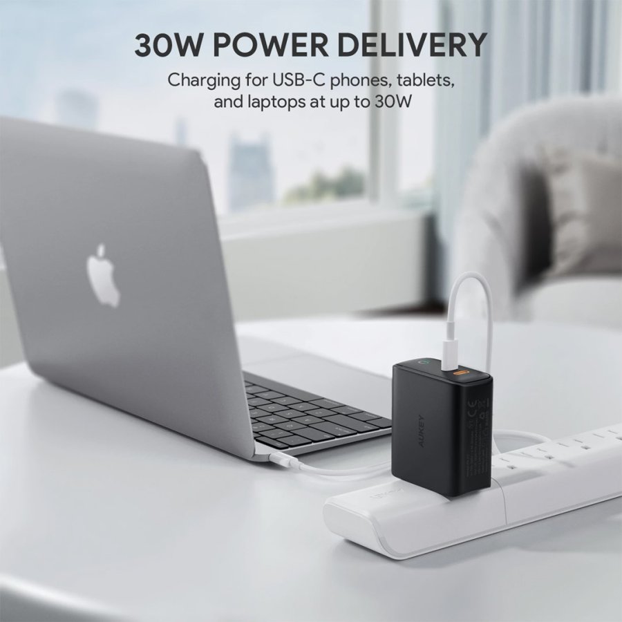 AUKEY PA-D2 oplader til mobil enhed 36W Sort Indendrs #2