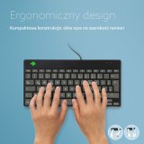 R-Go Tools Ergonomisch toetsenbord R-Go Compact Break, compact toetsenbord met pauzesoftware, QWERTZ (DE), bedraad, zwart #6