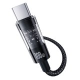 Baseus Gem USB C til USB C hurtigopladningskabel 1 m 100 W Sort #3