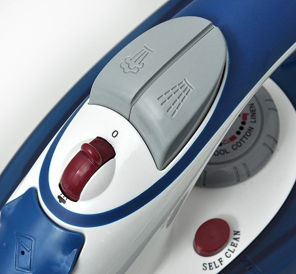 ELDOM DA28C strygejern T�r & dampstrygejern Keramisk stryges�l 2200 W Bl�, Hvid #5
