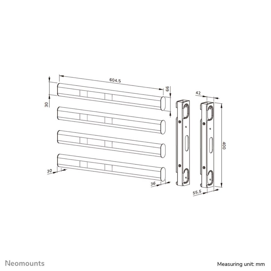 Neomounts AFL55-975BL tilbeh�r til tv-montering #12