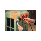 Black & Decker KX1650-QS varmepistol 740 l/min 600 C 1750 W Sort, Orange #6