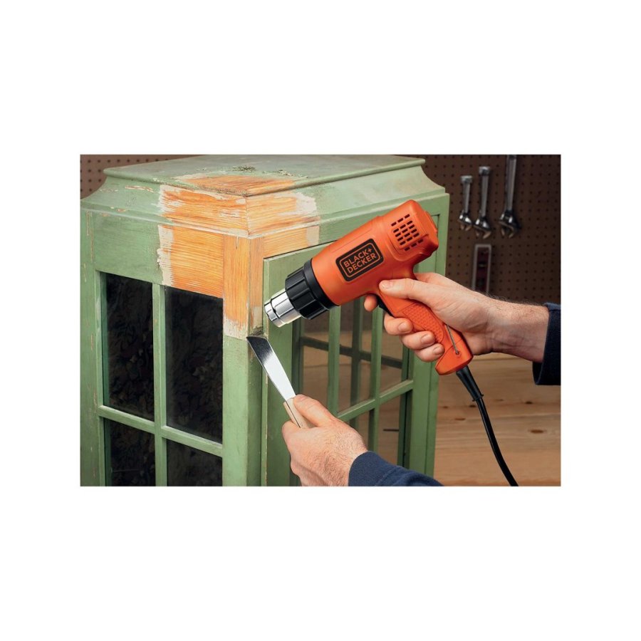 Black & Decker KX1650-QS varmepistol 740 l/min 600 C 1750 W Sort, Orange #6