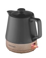Concept RK0062 elkedel 1 L 1200 W Anthracit, Tr� #2