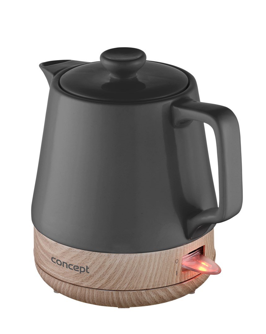 Concept RK0062 elkedel 1 L 1200 W Anthracit, Tr� #2