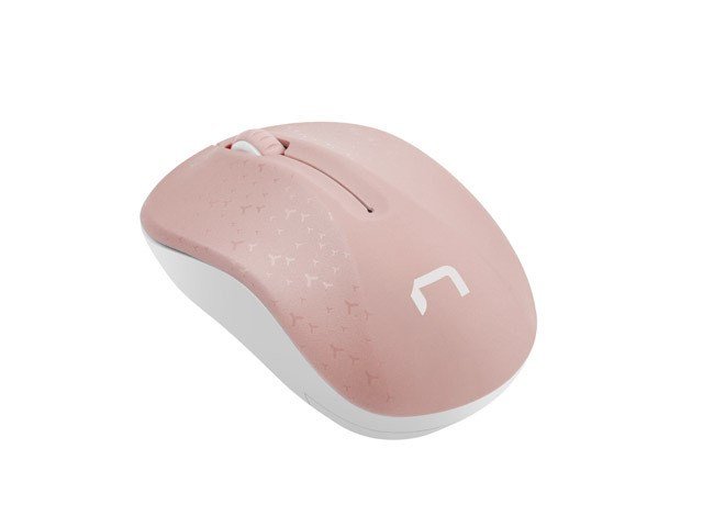 Natec trdls mus Toucan Pink-White 1600DPI #1