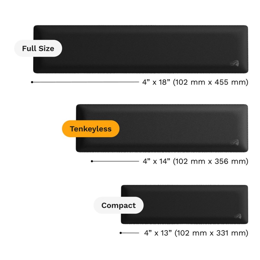 Glorious Gaming GLO-KB-ACC-WR-CLTH-TKL-BLK tilbehr til tastatur Keyboard palm rest #4