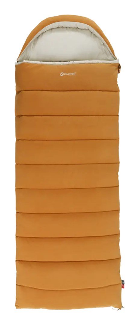 Outwell 230506 sovepose Voksen Halv-rektangul�r sovepose Bomuld, Nylon, Polyester, Genanvendt polyester Gul #1