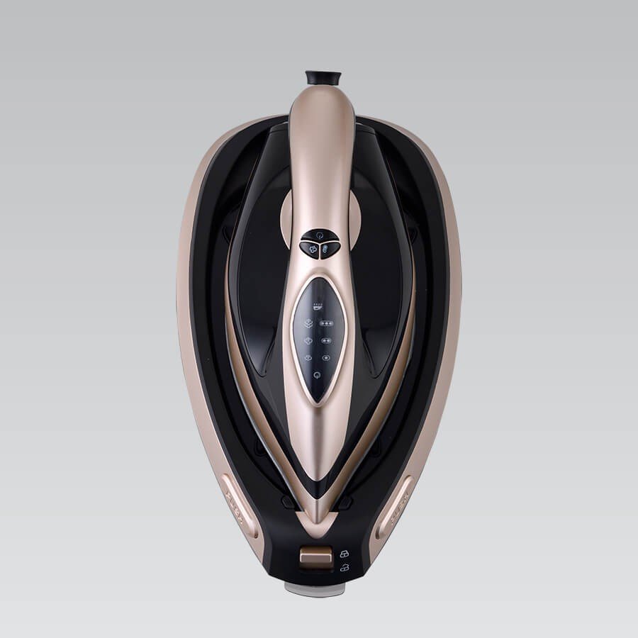 Maestro MR-320C Dampstrygning station 2400 W 1,5 L Keramisk strygesl Sort, Lyserd guld #6