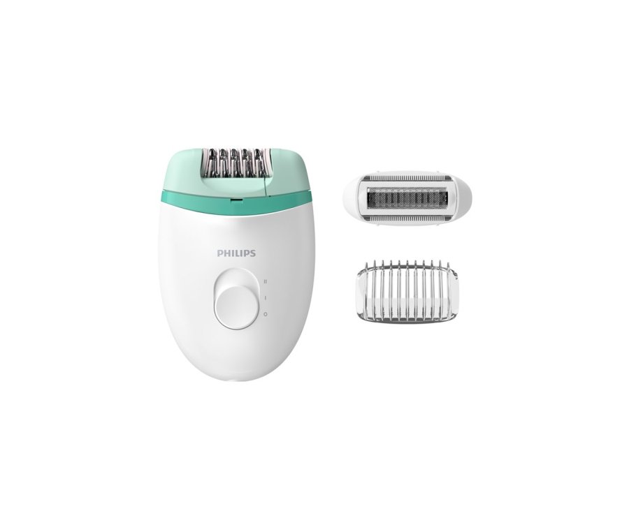 Philips Satinelle Essential BRE245/00 hrfjerner Grn, Hvid #1