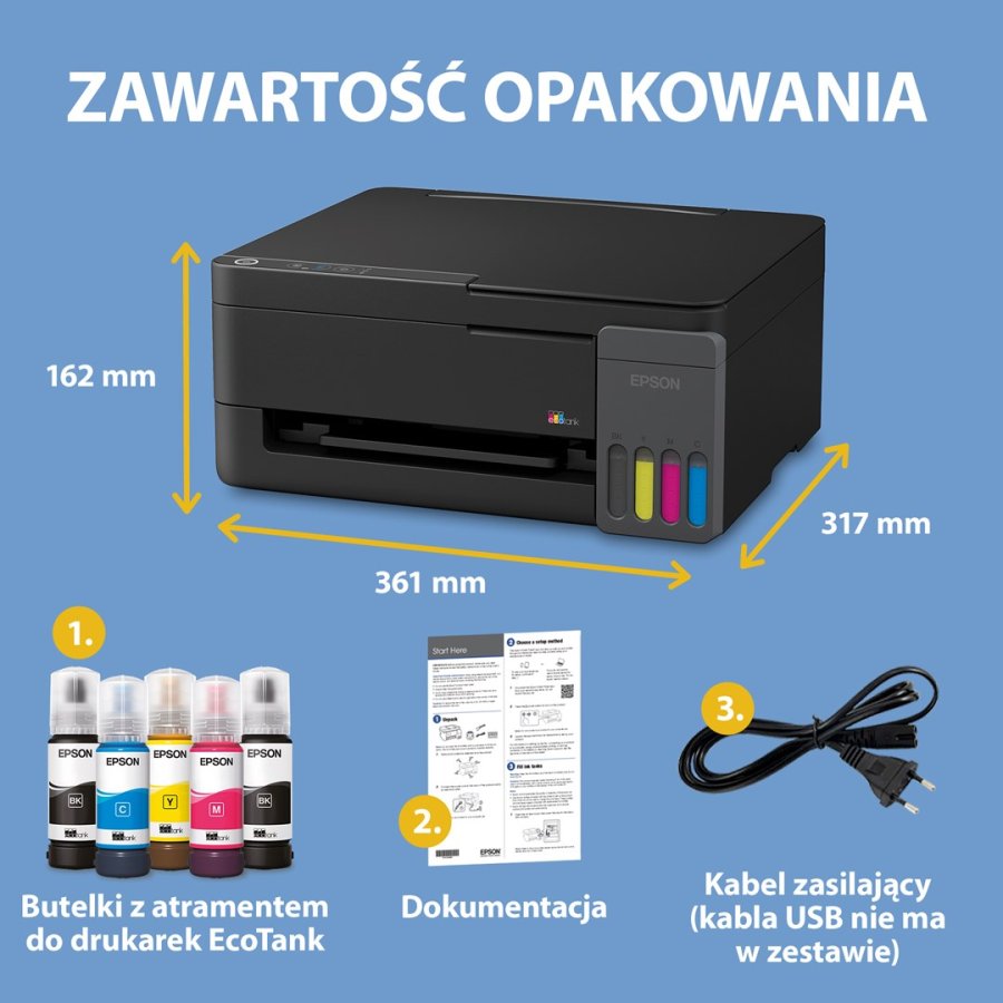 Epson EcoTank L3310 Inkjet A4 5760 x 1440 dpi 33 sider pr. minut Wi-Fi #4