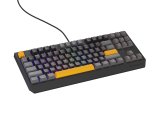 GENESIS Thor 230 TKL tastatur Spil USB + RF Wireless + Bluetooth QWERTY Sort, Gr, Orange #5