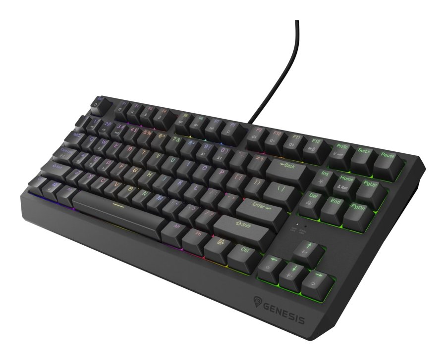 GENESIS Thor 230 TKL tastatur Spil USB QWERTY US engelsk Sort #16