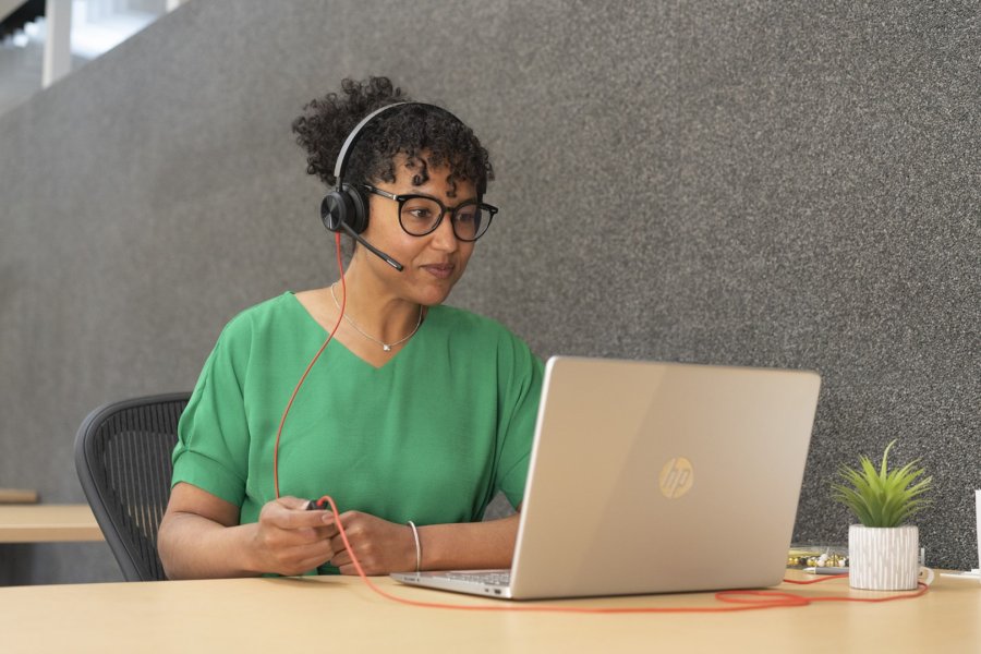 Poly Blackwire 8225 Stereo Microsoft Teams Certified USB-C Headset +USB-C/A Adapter #5