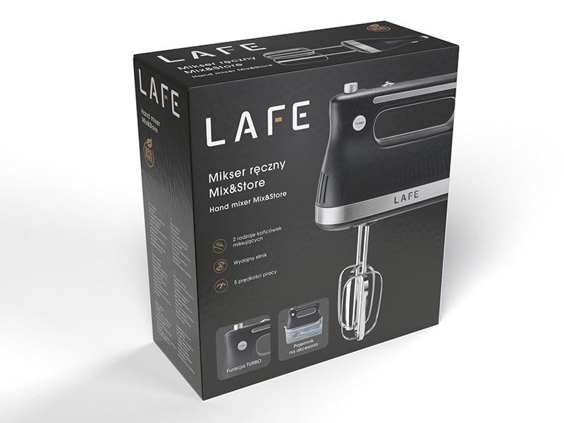 LAFE Hndmikser MIX & STORE 500 W Sort #5