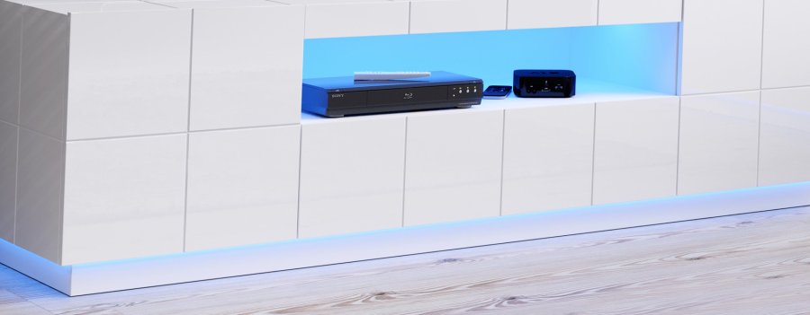 Cama RTV kabinet belysning REJA bl #1
