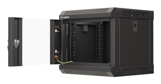 Lanberg WF11-3304-10B stativ 4U Vgmonteret stativ Sort #6