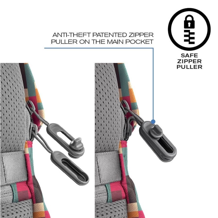 XD DESIGN ANTI-TYVERI RYGSK BOBBY SOFT GEOMETRISK P/N: P705.867 #14