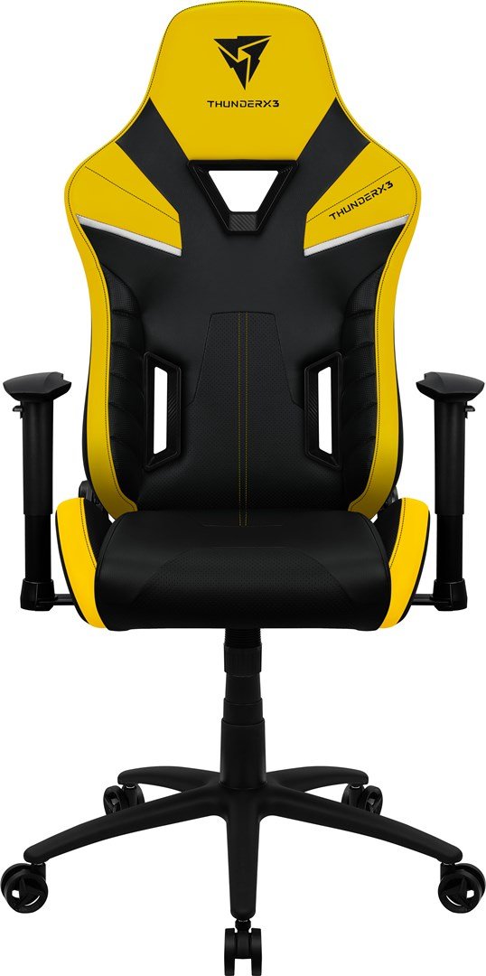 ThunderX3 TC5 Air Tech Universal gamingstol Polstret s�de Sort, Gul #4