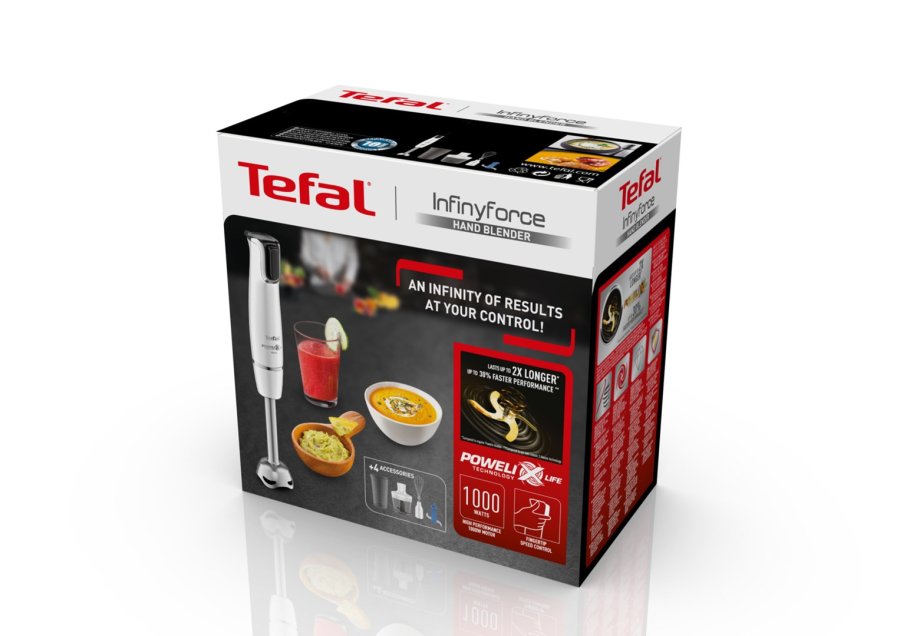 Tefal InfinyForce HB9441 0,8 L Neds�nkning blender 1000 W Hvid #5