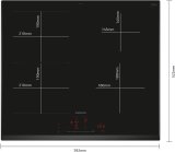 Siemens iQ500 ED65KHSB1E kogeplade Sort Indbygget 60 cm Zone induktionskogeplade 4 zone(s) #5
