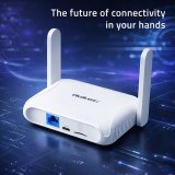 Qoltec 56980 Hjem og rejse 4G LTE-router med Wi-Fi 6 | AX300 | 2,4 GHz | Dobbelt antenne | USB-C | Micro SIM #7