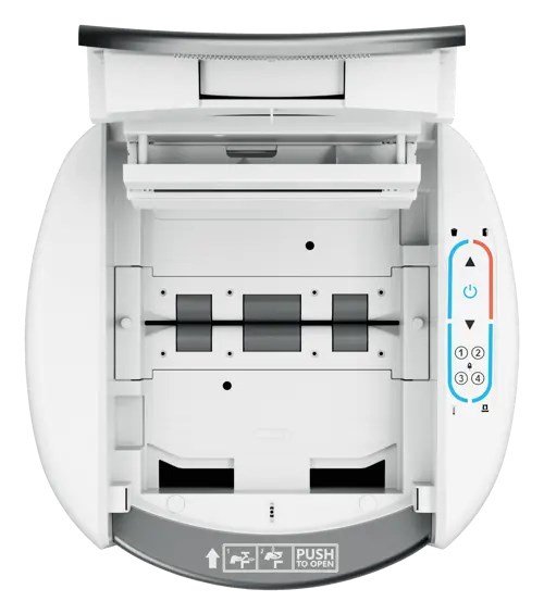 Leitz 80420000 IQ Optimax AutoFeed 300 papirmakulator, P4, 300 ark, 25 l affaldsbeholder #10