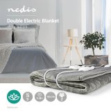 Nedis PEBL130CWT2 varmelagen og -pude Elektrisk tppe 120 W Gr, Hvid Fleece, Polyester #2