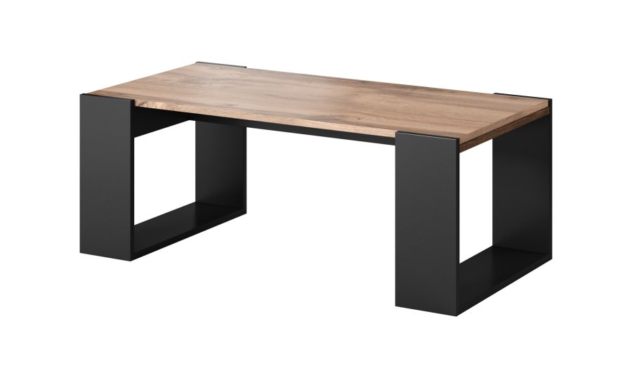 Cama Bnk/bord WOOD 120x54,5x46 egetr wotan + antracit #1