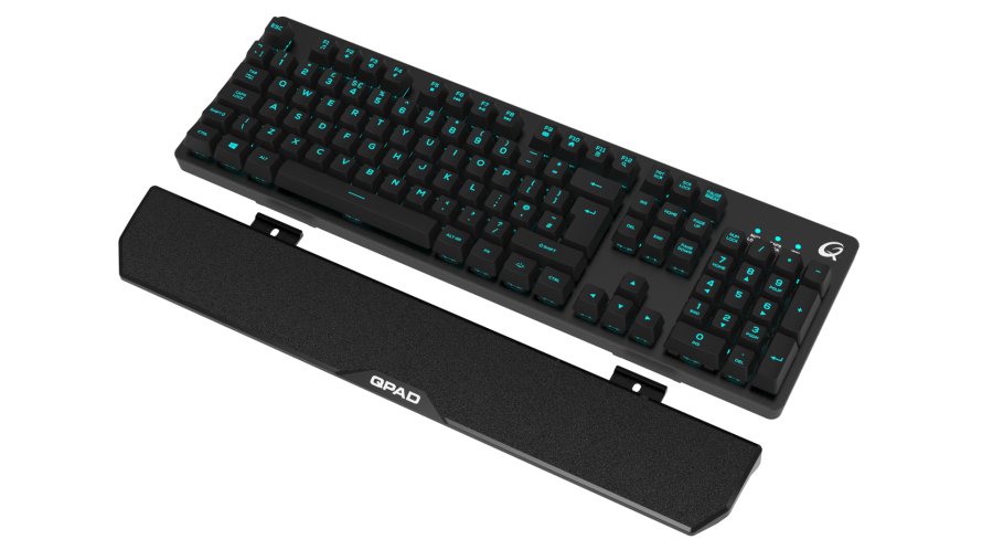 QPAD MK-40 tastatur Spil USB QWERTZ Tysk Sort #7
