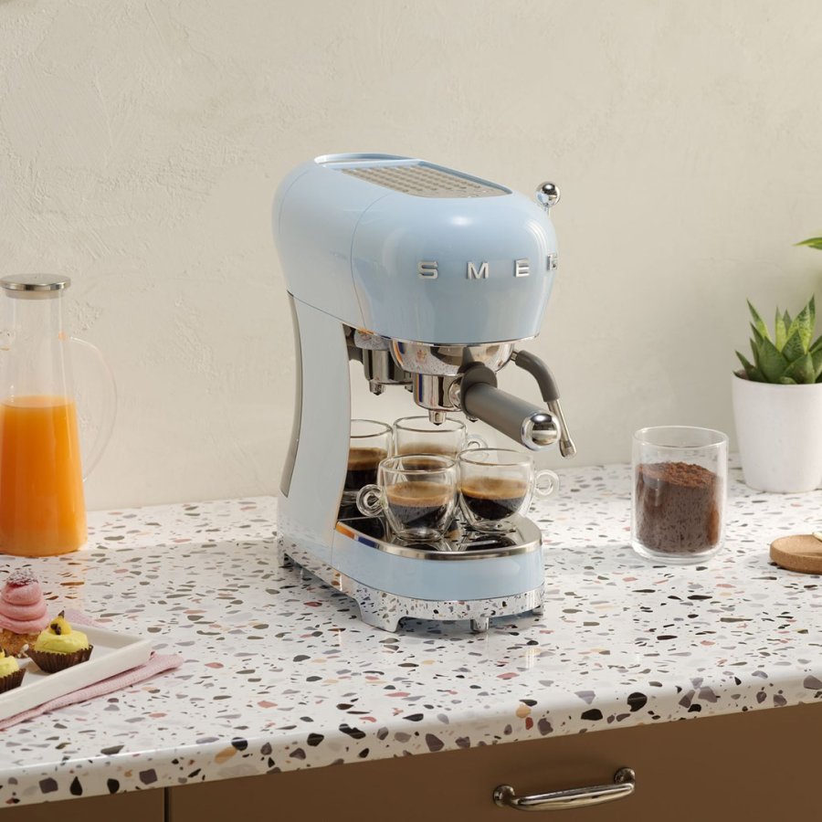 Hurtig manuel kaffemaskine Smeg ECF02PBEU Bl 1,1 L #20