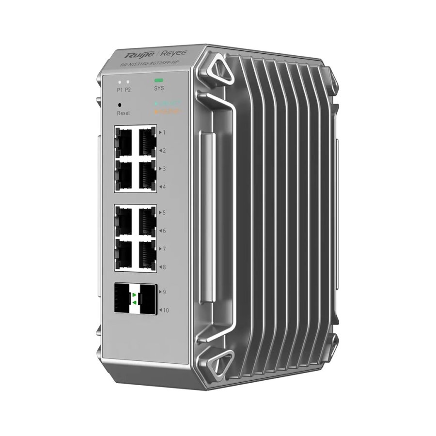 Ruijie Networks RG-NIS3100-8GT2SFP-HP netv�rksswitch Administreret L2 Gigabit Ethernet (10/100/1000) Str�m over Ethernet (PoE) Gr� #1