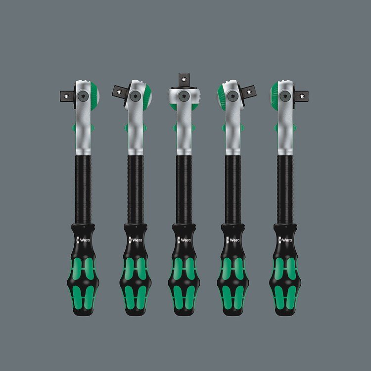Wera 8100 SC 9 Zyklop Speed- Ratchet Set 1/2  Drive imperial #5