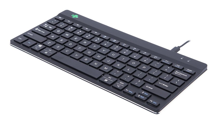R-Go Tools Ergonomisch toetsenbord R-Go Compact Break, compact toetsenbord met pauzesoftware, QWERTY (US), bedraad, zwart #3