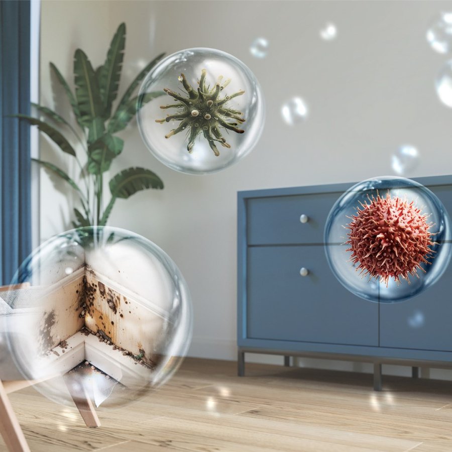 Philips 3000 series DE3306/11 affugter 4 L 51 dB Hvid, Lys gr� #8