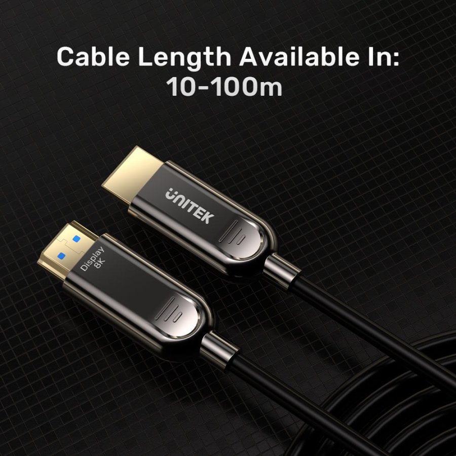 UNITEK C11085GY01-10M HDMI-kabel HDMI Type A (Standard) Sort #8