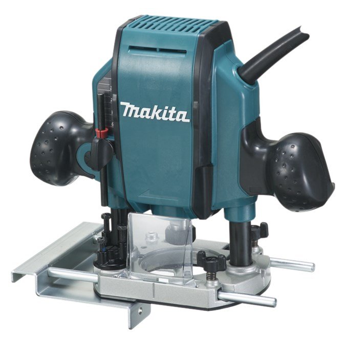 Makita RP0900 router og overfrser Sort, Bl 900 W #1